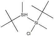 2-クロロ-2,3-ジ-tert-ブチル-2,3-ジシラブタン 化学構造式