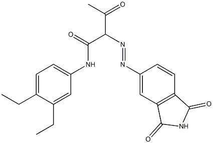 N-(3,4-Diethylphenyl)-2-(1,3-dioxoisoindolin-5-ylazo)-2-acetylacetamide