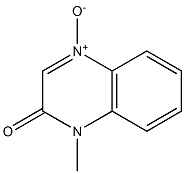 1,2-Dihydro-1-methyl-2-oxoquinoxaline-4-oxide Struktur