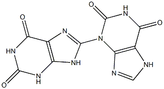 3-[(1,2,3,6-Tetrahydro-2,6-dioxo-9H-purin)-8-yl]-7H-purine-2,6(1H,3H)-dione Structure