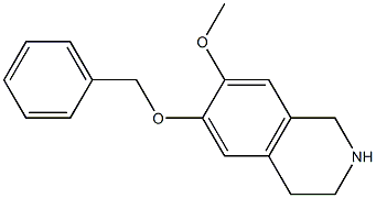 6-(Benzyloxy)-7-methoxy-1,2,3,4-tetrahydroisoquinoline Structure