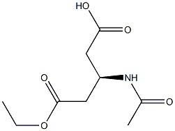 [R,(+)]-3-Acetylaminoglutaric acid hydrogen 1-ethyl ester