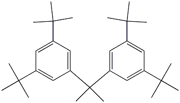 2,2-Bis(3,5-di-tert-butylphenyl)propane Struktur