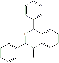 (4R)-1,3-Diphenyl-4-methyl-3,4-dihydro-1H-2-benzopyran Structure