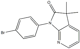 1,3-Dihydro-3,3-dimethyl-1-(4-bromophenyl)-2H-pyrrolo[2,3-b]pyridin-2-one