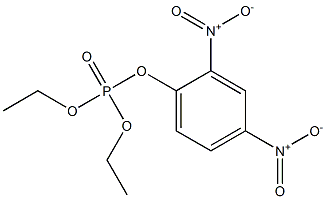 Phosphoric acid 2,4-dinitrophenyldiethyl ester Structure