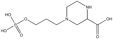  Phosphoric acid 3-(2-carboxypiperazin-4-yl)propyl ester