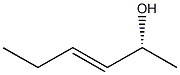 [R,(-)]-3-Hexene-2-ol 结构式