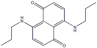 4,8-Bis(propylamino)naphthalene-1,5-dione Structure