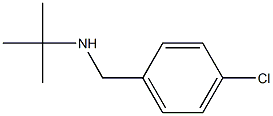 N-(1,1-ジメチルエチル)-4-クロロベンゼンメタンアミン 化学構造式