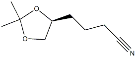 (S)-4-(3-Cyanopropyl)-2,2-dimethyl-1,3-dioxolane Structure