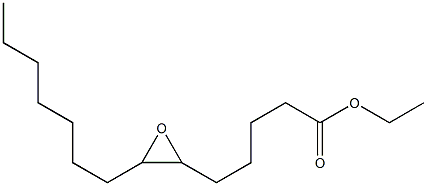 6,7-Epoxytetradecanoic acid ethyl ester Structure