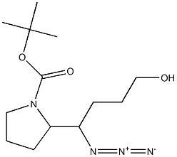 2-(1-Azido-4-hydroxybutyl)-1-pyrrolidinecarboxylic acid tert-butyl ester