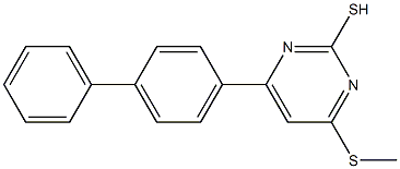6-(1,1'-Biphenyl-4-yl)-4-(methylthio)pyrimidine-2-thiol