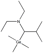 1-(Trimethylgermyl)-N,N-diethyl-2-methylpropan-1-amine,,结构式