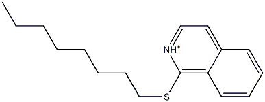 1-Octylthioisoquinolinium Structure