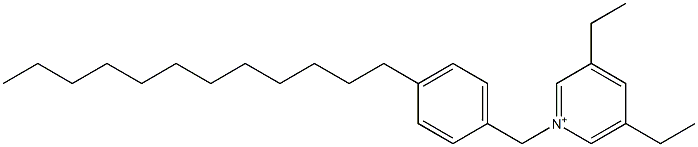 1-(4-Dodecylbenzyl)-3,5-diethylpyridinium Structure