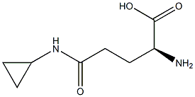 N5-(Cyclopropyl)-L-glutamine,,结构式