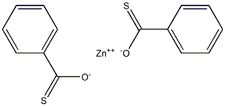 Bis(thiobenzoic acid)zinc salt Structure