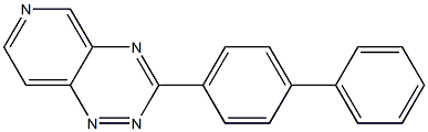 3-(1,1'-Biphenyl-4-yl)pyrido[3,4-e]-1,2,4-triazine Struktur