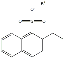 2-エチル-1-ナフタレンスルホン酸カリウム 化学構造式