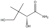 [R,(+)]-2,4-Dihydroxy-3,3-dimethylbutyramide,,结构式