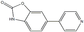 6-(4-Pyridyl)benzoxazol-2(3H)-one 结构式