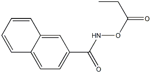 N-Propionyloxy-2-naphthamide Structure