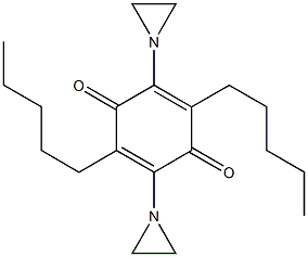 3,6-Dipentyl-2,5-di(1-aziridinyl)-p-benzoquinone