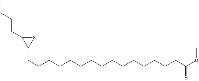 17,18-Epithiodocosanoic acid methyl ester Structure