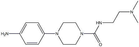 N-(2-Dimethylaminoethyl)-4-[4-aminophenyl]piperazine-1-carboxamide