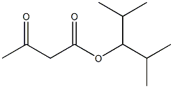 Acetoacetic acid 1-isopropyl-2-methylpropyl ester Struktur