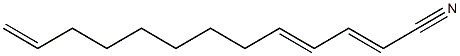 2,4,12-Tridecatrienenitrile