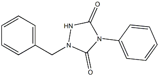 4-Phenyl-1-benzyl-1,2,4-triazolidine-3,5-dione Structure