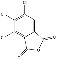 3,4,5-トリクロロフタル酸無水物 化学構造式