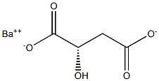 [S,(-)]-2-Hydroxysuccinic acid barium salt Structure