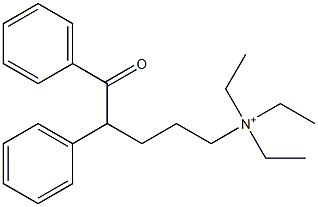 (4,5-Diphenyl-5-oxopentyl)triethylaminium,,结构式