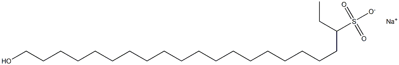  22-Hydroxydocosane-3-sulfonic acid sodium salt