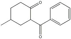 4-Methyl-2-(benzoyl)cyclohexan-1-one Structure