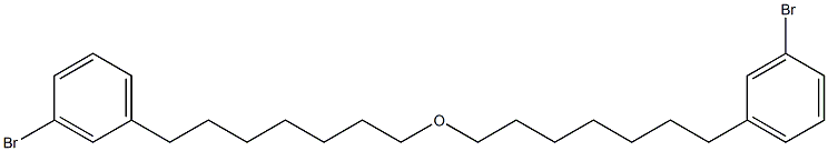3-Bromophenylheptyl ether,,结构式