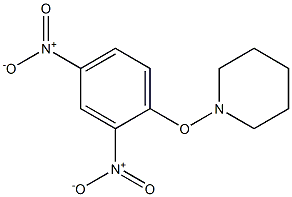 1-[(2,4-Dinitrophenyl)oxy]piperidine 结构式