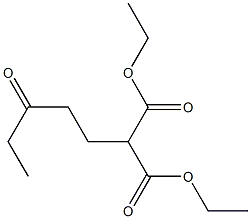 3-Oxopentylmalonic acid diethyl ester 结构式