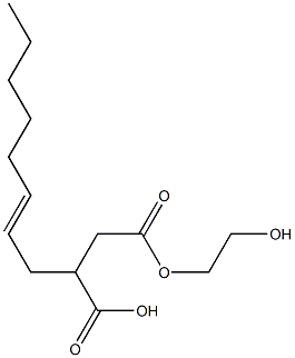 3-(2-Octenyl)succinic acid hydrogen 1-(2-hydroxyethyl) ester Structure