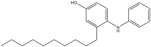 2-Decyl[iminobisbenzen]-4-ol 结构式