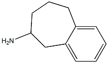6,7,8,9-テトラヒドロ-5H-ベンゾシクロヘプテン-6-アミン 化学構造式