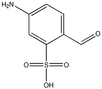 2-Formyl-5-aminobenzenesulfonic acid,,结构式