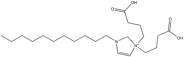 3,3-Bis(3-carboxypropyl)-1-undecyl-4-imidazoline-3-ium