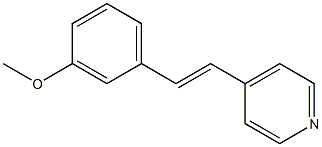 4-(3-Methoxystyryl)pyridine Struktur