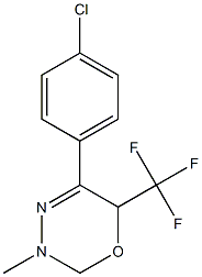 3-Methyl-5-(4-chlorophenyl)-6-(trifluoromethyl)-3,6-dihydro-2H-1,3,4-oxadiazine
