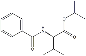 N-Benzoylvaline isopropyl ester Structure